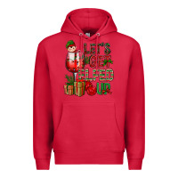 Cardinal Let's Get Elfed Up Christmas Premium Hoodie - BundleAndBundleShop