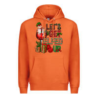 Carrot Let's Get Elfed Up Christmas Premium Hoodie - BundleAndBundleShop