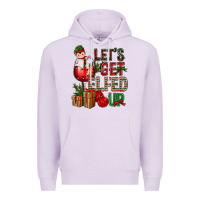 Lilac Let's Get Elfed Up Christmas Premium Hoodie - BundleAndBundleShop
