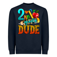 Navy 2nd grade dude Heavyweight Sweatshirt - texasbilliewilder