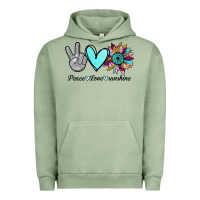 Pigment Oil Green Peace Love Sunshine Urban Hoodie - Bettercallsaul