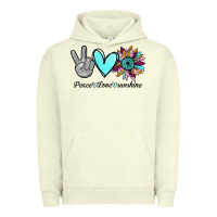 Pigment Pistachio Peace Love Sunshine Urban Hoodie - Bettercallsaul