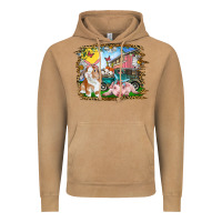 Vintage Camel Easter Farm Bunny And Pig Vintage Hoodie - RanaPortraitStore