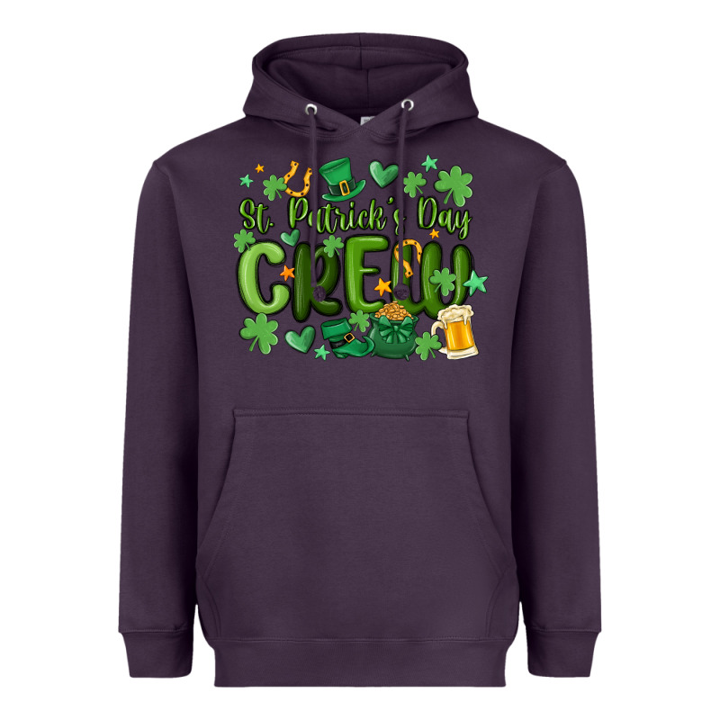 St.patrick's Day Crew Heavyweight Hoodie by MaliasSmallBusiness | Teevron