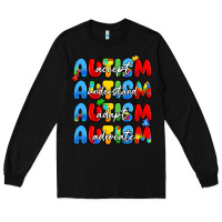Black autism accept understand adopt advocate Long Sleeve Tee - JahusDesignShop