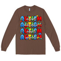 Chestnut autism accept understand adopt advocate Long Sleeve Tee - JahusDesignShop