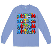 Colony Blue autism accept understand adopt advocate Long Sleeve Tee - JahusDesignShop
