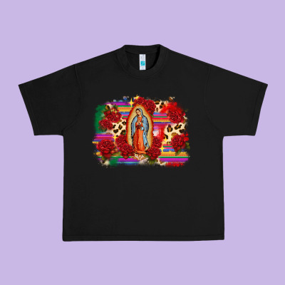 Our Lady Of Guadalupe Urban Heavy Tee Designed By Cts Tumbler Store