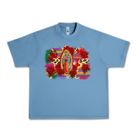 Pebble Blue Our Lady of Guadalupe Urban Heavy Tee - CTS Tumbler Store