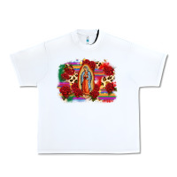 White Our Lady of Guadalupe Urban Heavy Tee - CTS Tumbler Store