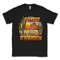 Black faith is trusting the unseen Classic Tee - JahusDesignShop
