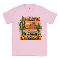 Bubblegum Pink faith is trusting the unseen Classic Tee - JahusDesignShop