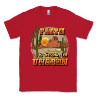 Red faith is trusting the unseen Classic Tee - JahusDesignShop