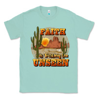 Seafoam faith is trusting the unseen Classic Tee - JahusDesignShop