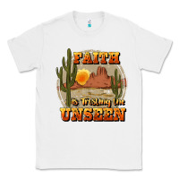 White faith is trusting the unseen Classic Tee - JahusDesignShop