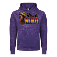 Cloud Purple afro man black king Vintage Hoodie - texasbilliewilder