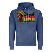 Vintage Denim afro man black king Vintage Hoodie - texasbilliewilder