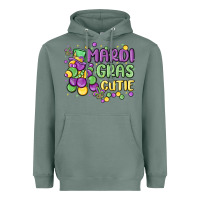 Sage mardi gras cutie Heavyweight Hoodie - MaliasSmallBusiness