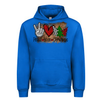 Cobalt Peace Love Christmas Urban Hoodie - Bettercallsaul