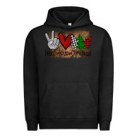 Pigment Black Peace Love Christmas Urban Hoodie - Bettercallsaul