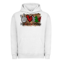 Pigment Lunar Rock Peace Love Christmas Urban Hoodie - Bettercallsaul