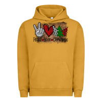 Pigment Peanut Butter Peace Love Christmas Urban Hoodie - Bettercallsaul