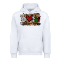 White Peace Love Christmas Urban Hoodie - Bettercallsaul