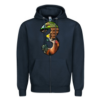 Navy farm life alphabet numbers 3 Zipper Hoodie - BundleAndBundleShop