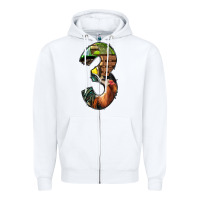 Farm Life Alphabet Numbers 3 Zipper Hoodie | Teevron