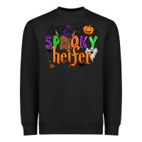 Black spooky heifer Heavyweight Sweatshirt - Zillion Design Studio