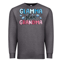 Charcoal Heather glamma glam grandma Premium Sweatshirt - MaliasSmallBusiness