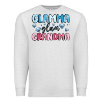 Oatmeal Heather glamma glam grandma Premium Sweatshirt - MaliasSmallBusiness