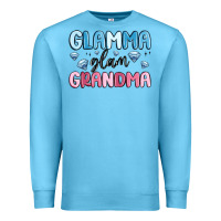 Ocean Blue glamma glam grandma Premium Sweatshirt - MaliasSmallBusiness