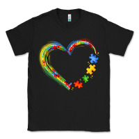 Black autism heart Classic Tee - JahusDesignShop
