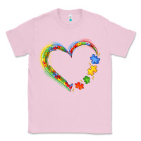 Bubblegum Pink autism heart Classic Tee - JahusDesignShop