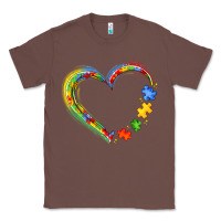 Chestnut autism heart Classic Tee - JahusDesignShop