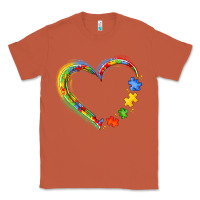 Copper autism heart Classic Tee - JahusDesignShop