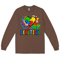 Chestnut different is beautiful Long Sleeve Tee - JahusDesignShop