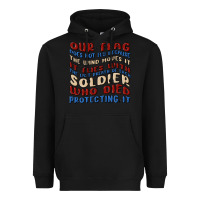 Black our flag Heavyweight Hoodie - MaliasSmallBusiness