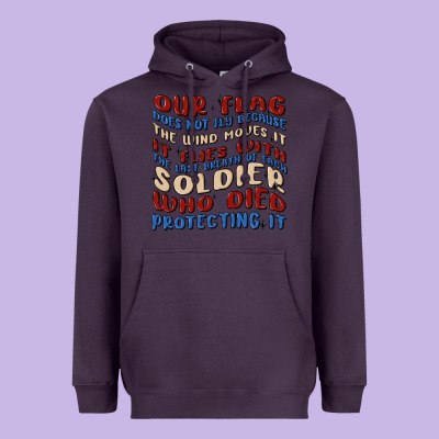 Our Flag Heavyweight Hoodie Designed By Maliassmallbusiness
