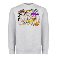 Halloween Farm Animals Heavyweight Sweatshirt | Teevron