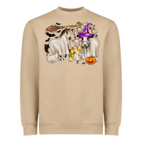 Mushroom halloween farm animals Heavyweight Sweatshirt - Zillion Design Studio