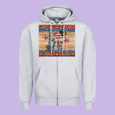 Western Usa Soldier Love Tumbler Zipper Hoodie Designed By Artiststas