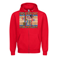 Red western usa soldier love tumbler Zipper Hoodie - Artiststas