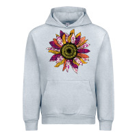 Heather Grey Sunflower Urban Hoodie - Bettercallsaul