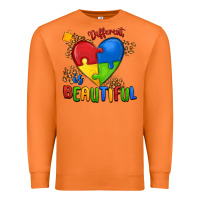 Carrot different is beautiful autism Premium Sweatshirt - MaliasSmallBusiness