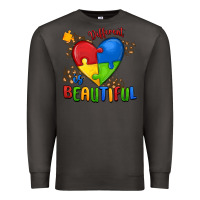 Smoke different is beautiful autism Premium Sweatshirt - MaliasSmallBusiness