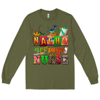 Army Green nacho average nurse Long Sleeve Tee - AdoDesignShop