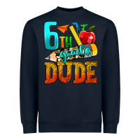Navy 6th grade dude Heavyweight Sweatshirt - texasbilliewilder