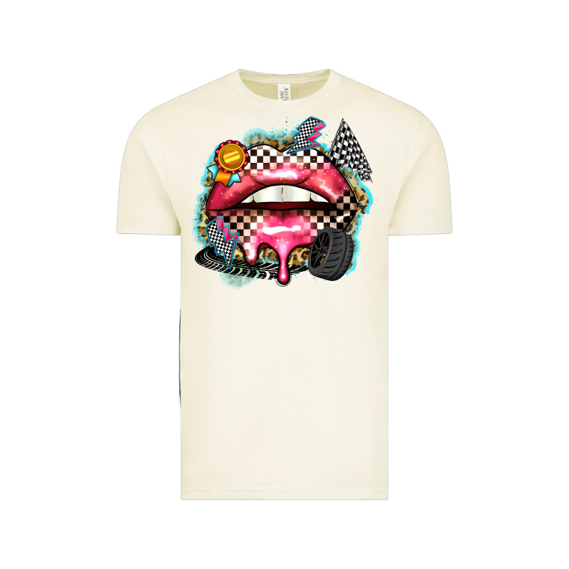 Race Lips Vintage Tee by Zillion Design Studio | Teevron